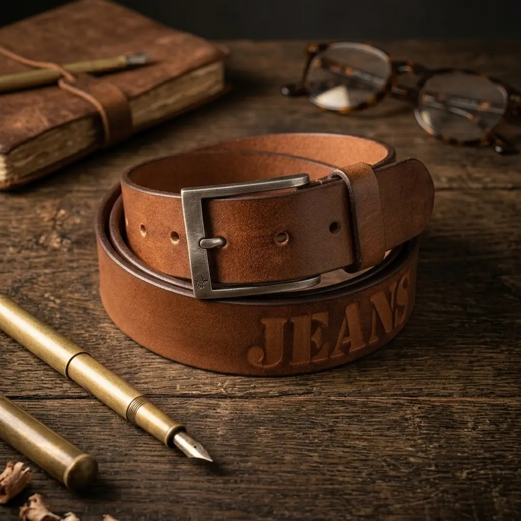 The Buffalo Heritage Full-Grain Jeans Belt - Image 2